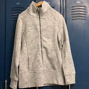 White and black jacket